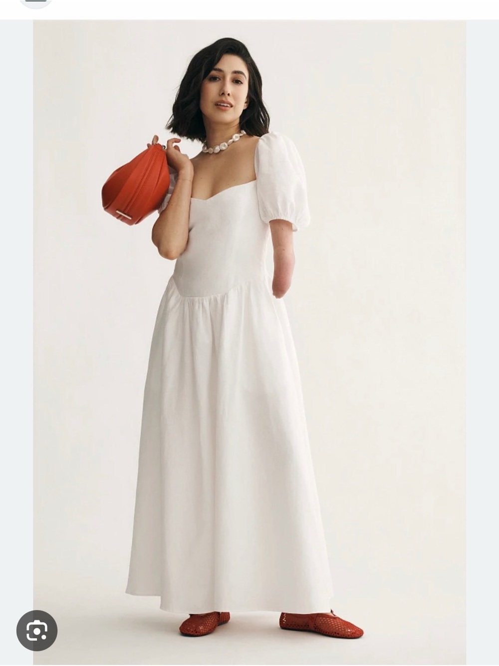 Reformation Davila Linen Dress